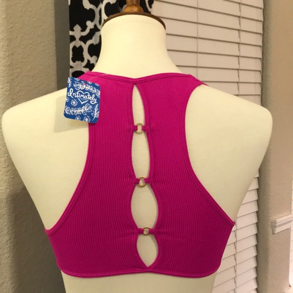❗️LAST CHANCE Free People Bralette XS/S PINK - Picture 3 of 7